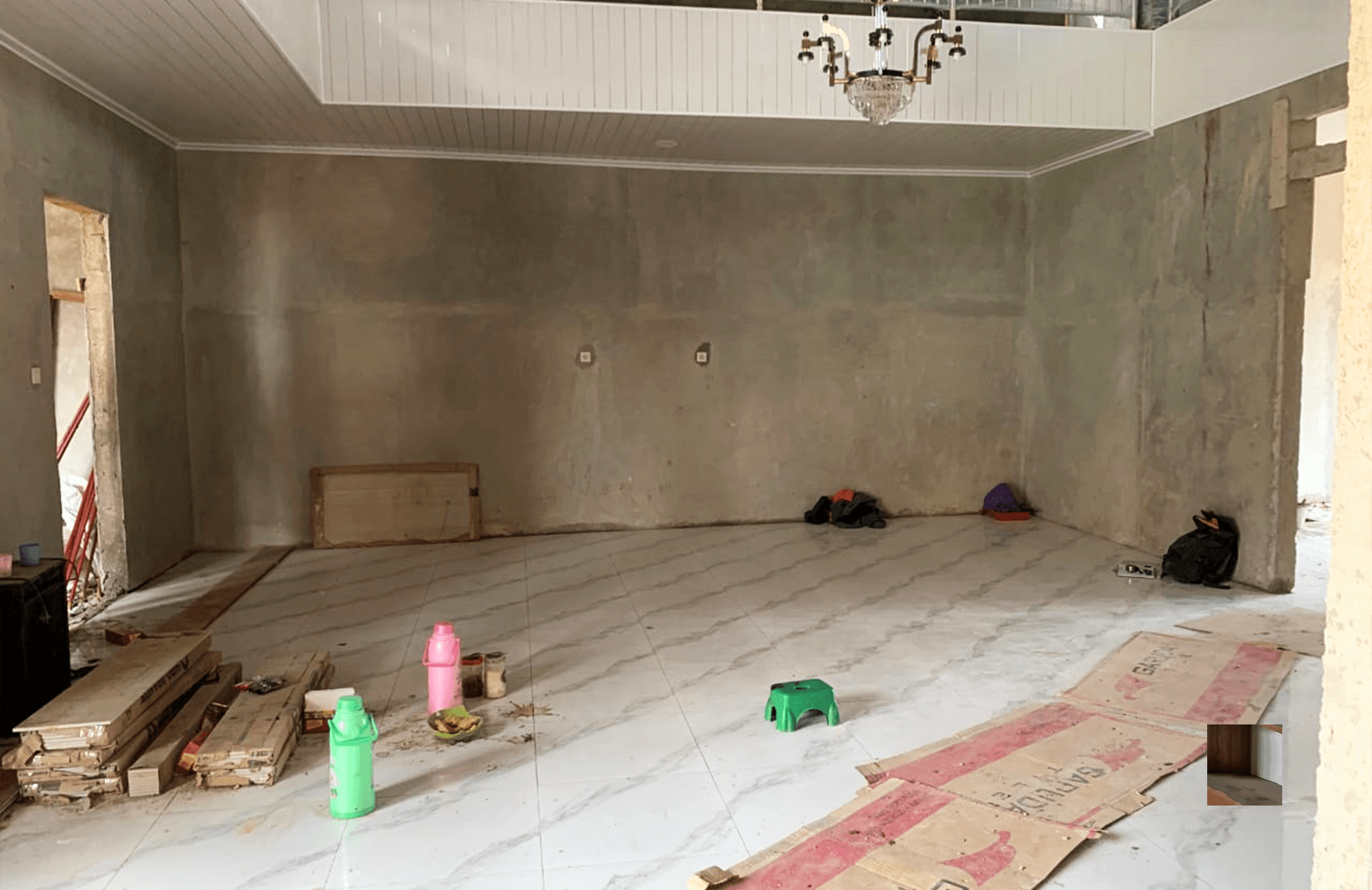 Kondisi awal ruangan sebelum renovasi oleh NACIRA STUDIO